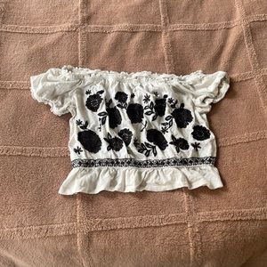 American Eagle off the shoulder blouse